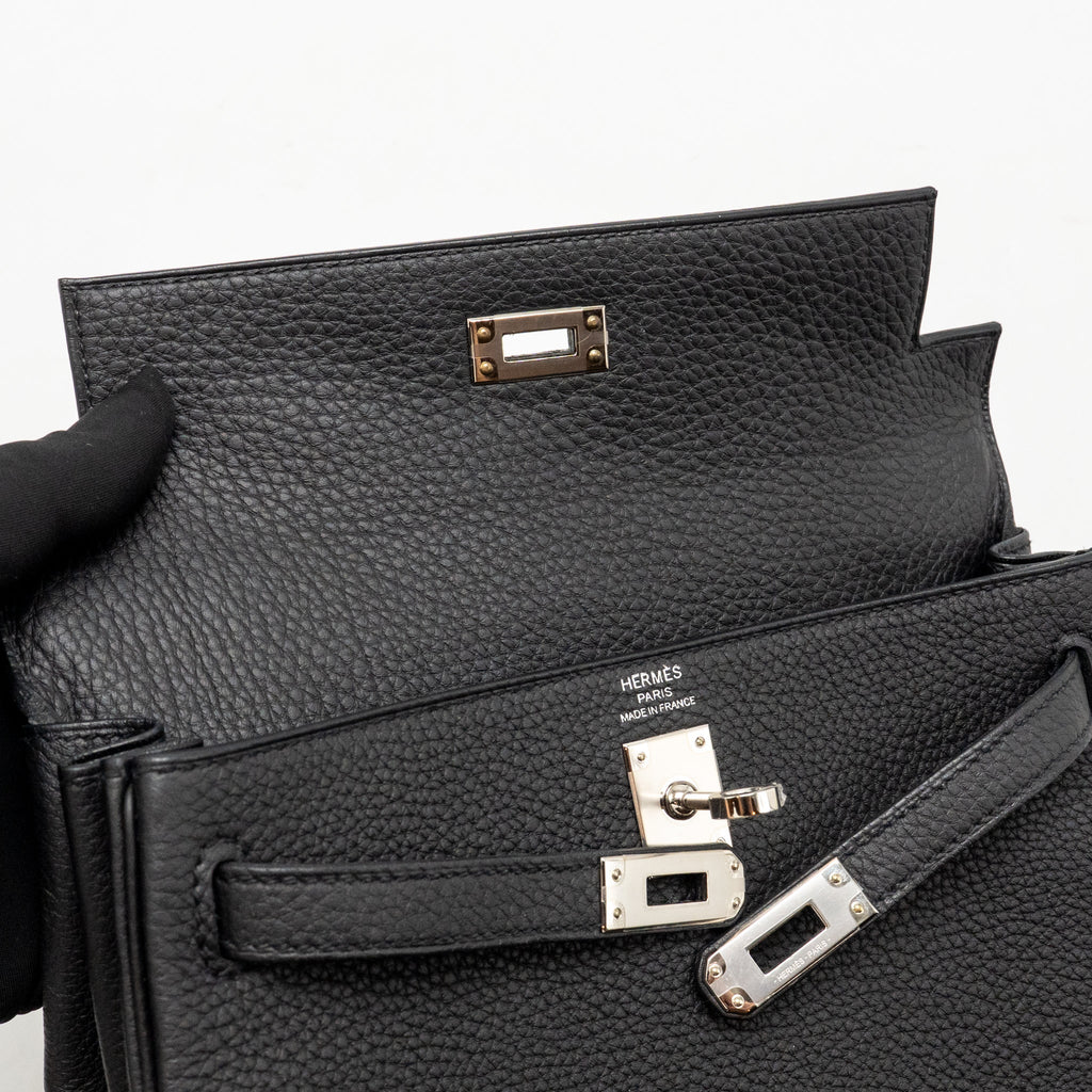 HERMES KELLY 25 TOGO BLACK SHW