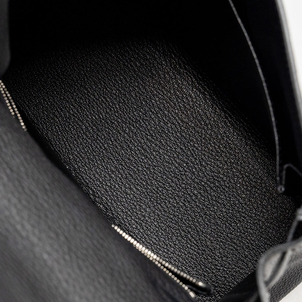 HERMES KELLY 25 TOGO BLACK SHW