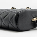 Chanel Clutch with Chain Caviar Black LGHW (Microchip)
