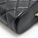 Chanel Clutch with Chain Caviar Black LGHW (Microchip)