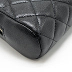 Chanel Clutch with Chain Caviar Black LGHW (Microchip)