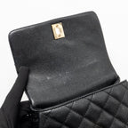 Chanel Mini Coco Handle Caviar Black GHW