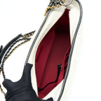 CHANEL LARGE GABRIELLE HOBO BAG WHITE/BLACK MULTICOLOUR HARDWARE