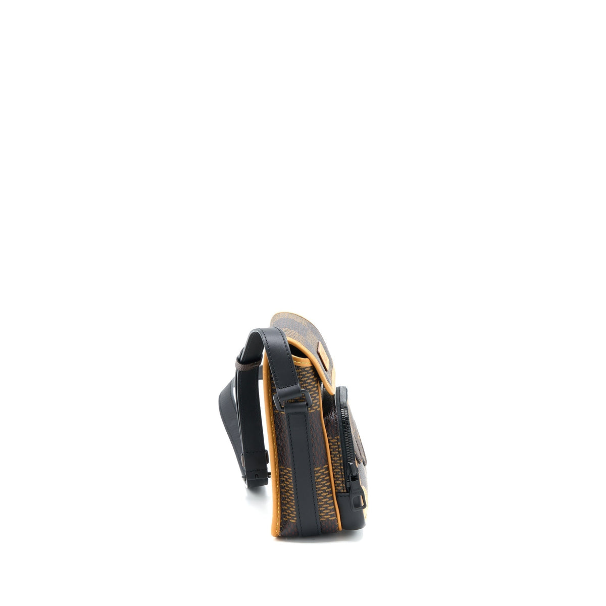 LOUIS VUITTON X NIGO AMAZON SLING BAG MONOGRAM CANVAS BLACK HARDWARE