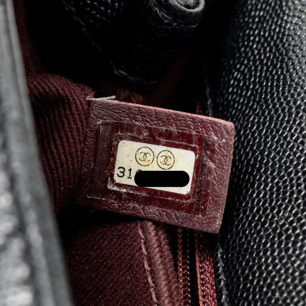 Chanel Mini Coco Handle Caviar Black GHW