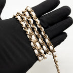 Chanel heart bag lambskin white LGHW (microchip)