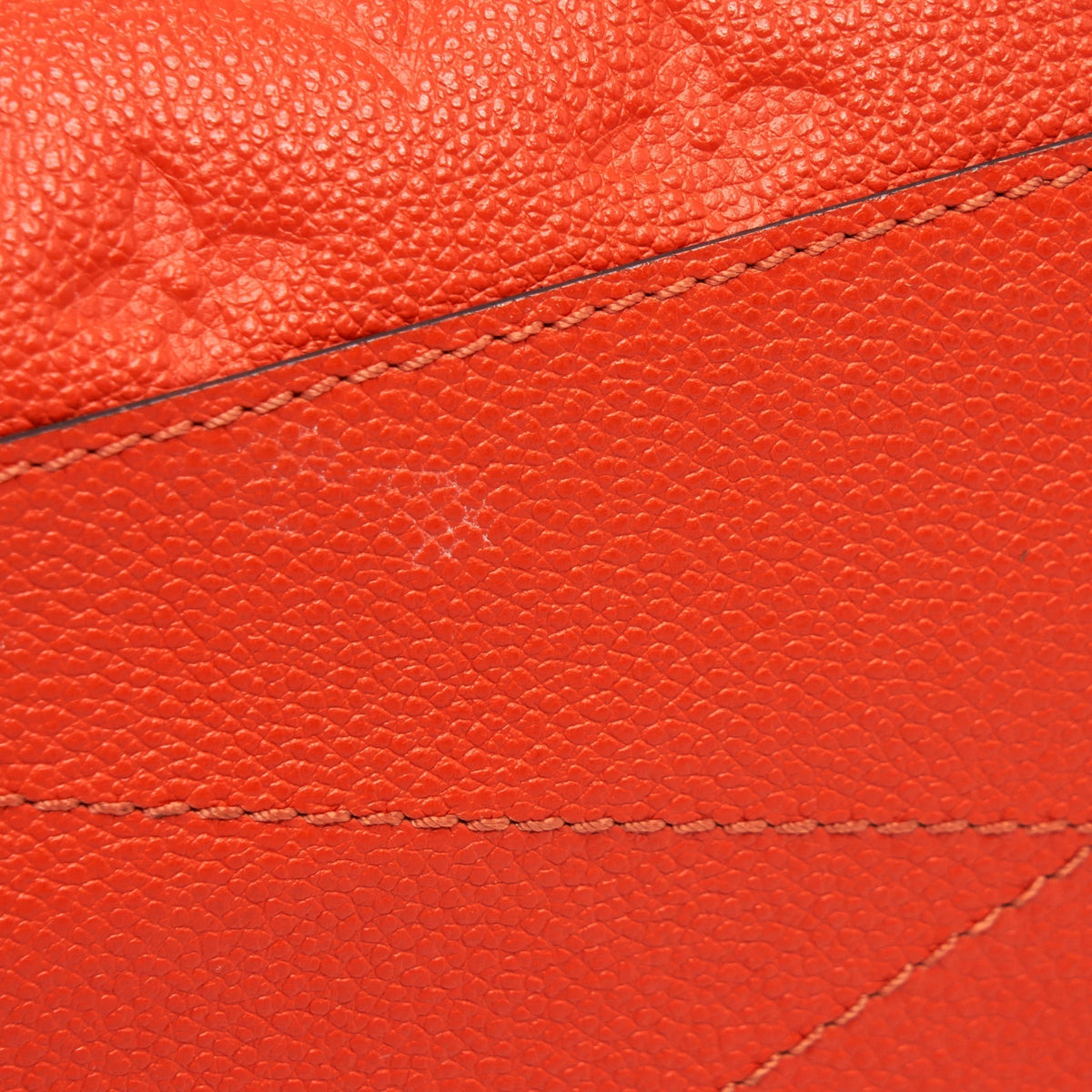 LOUIS VUITTON MONTAIGNE MM ORANGE MONOGRAM EMPREINTE YEAR 2015