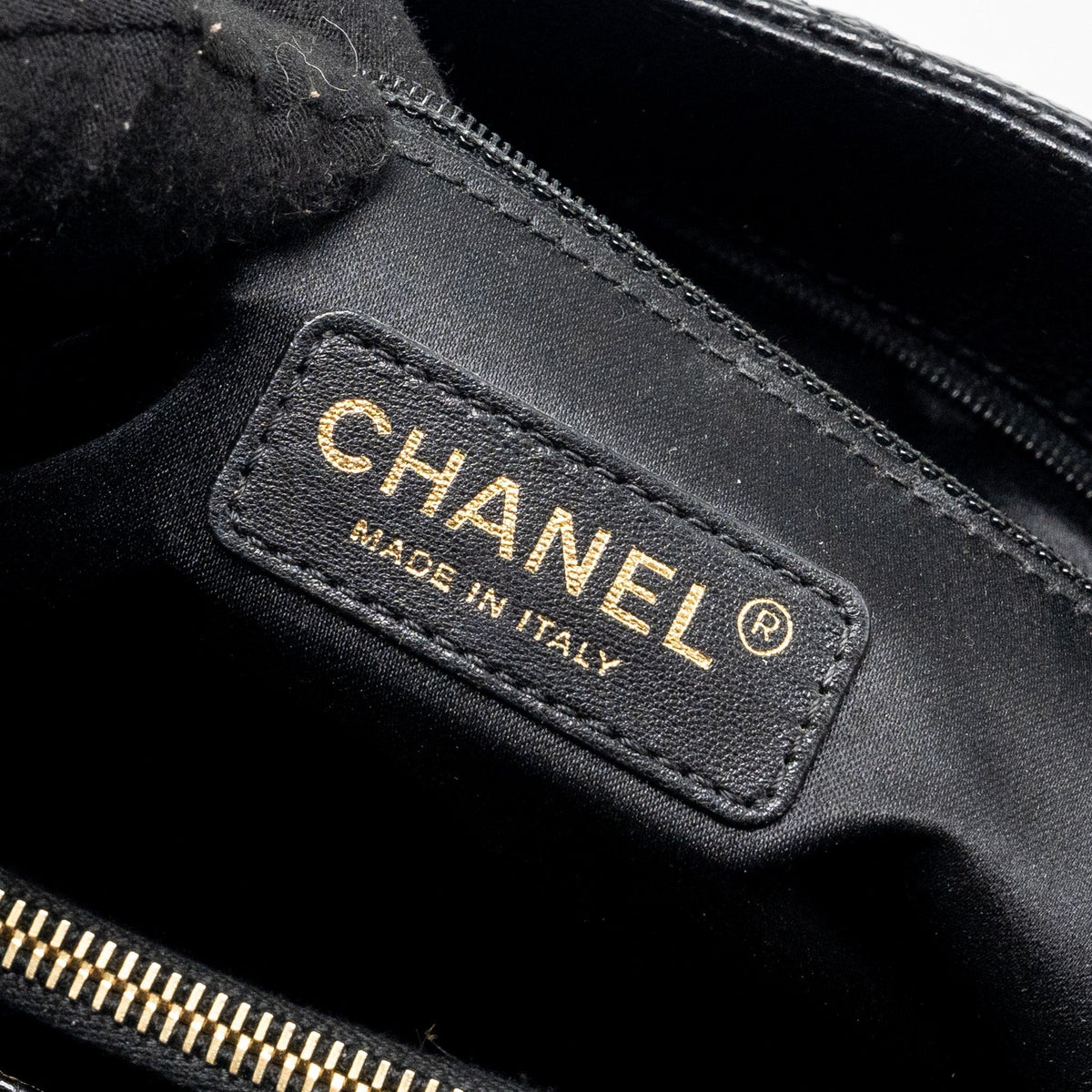 CHANEL GRAND SHOPPING TOTE BAG CAVIAR BLACK GHW