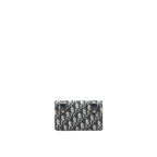 DIOR SADDLE BELT POUCH BLUE OBLIQUE JACQUARD