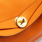 Hermes Lindy 26 clemence orange GHW