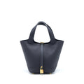 Hermes Picotin 18 Lock Bag Clemence 3Y Caban GHW