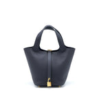 Hermes Picotin 18 Lock Bag Clemence 3Y Caban GHW