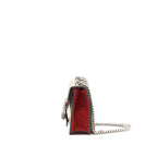 GUCCI MINI DIONYSUS RED SUEDE CROSSBODY BAG