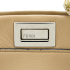 FENDI MINI PEEKABOO BAG LIMITED EDITION BEIGE/MULTICOLOUR SHW