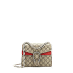 GUCCI MINI DIONYSUS RED SUEDE CROSSBODY BAG