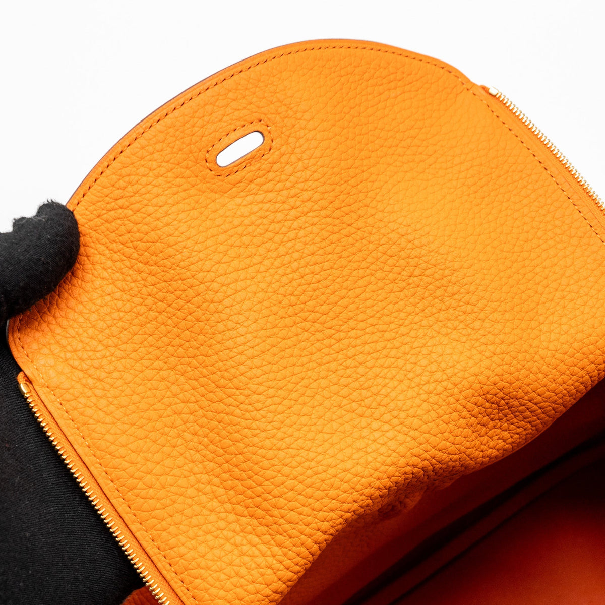 Hermes Lindy 26 clemence orange GHW