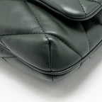 Saint Laurent/YSL Le 57 Hobo Bag Lambskin Dark Green GHW