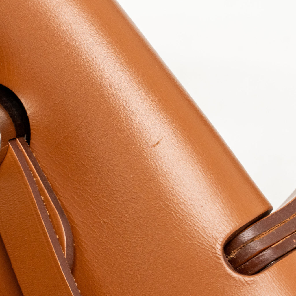 Hermes herbag 31 zip bag canvas/hunter leather trench SHW