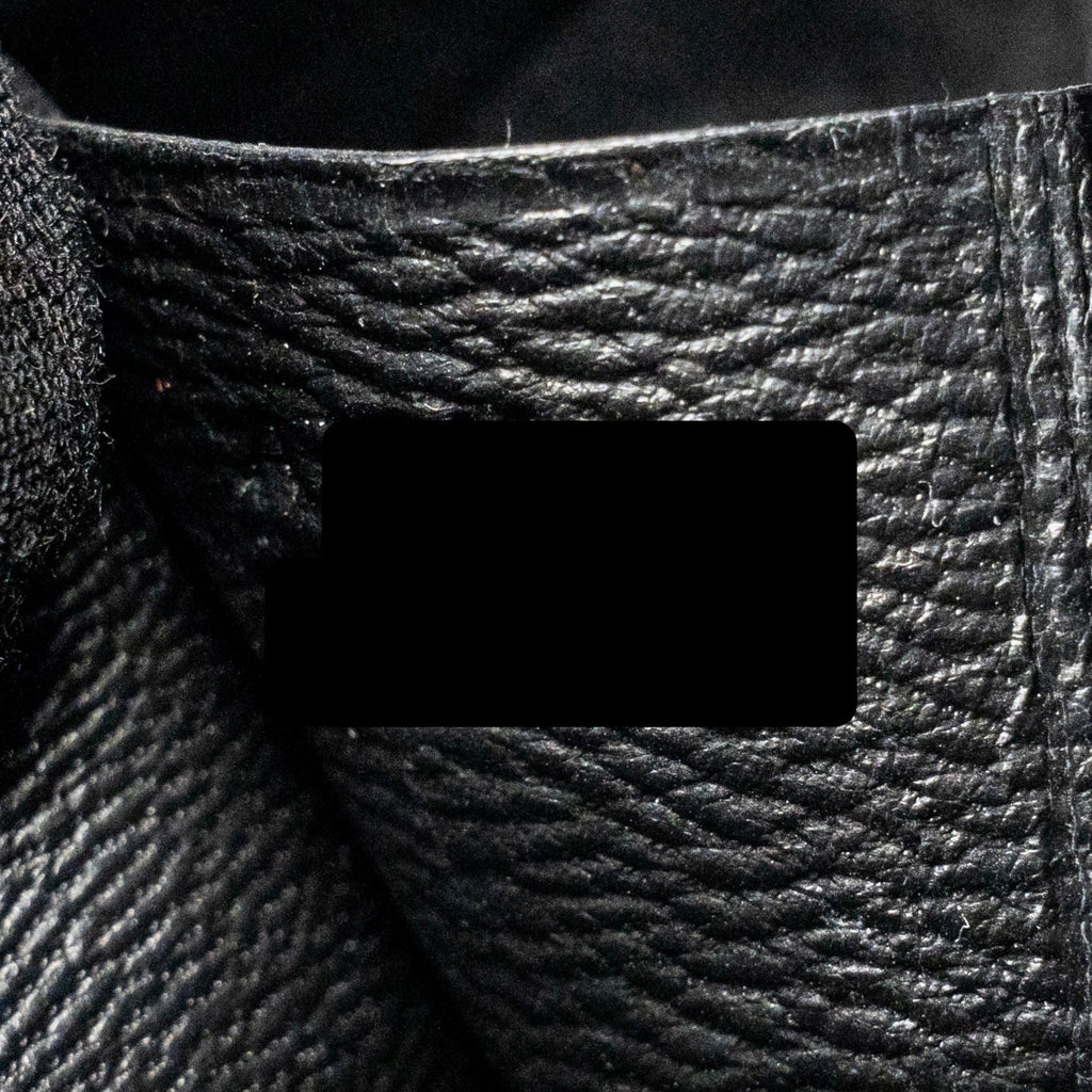 HERMES CONSTANCE WALLET ALLIGATOR MISSISSIPPIENSIS BLACK SHW