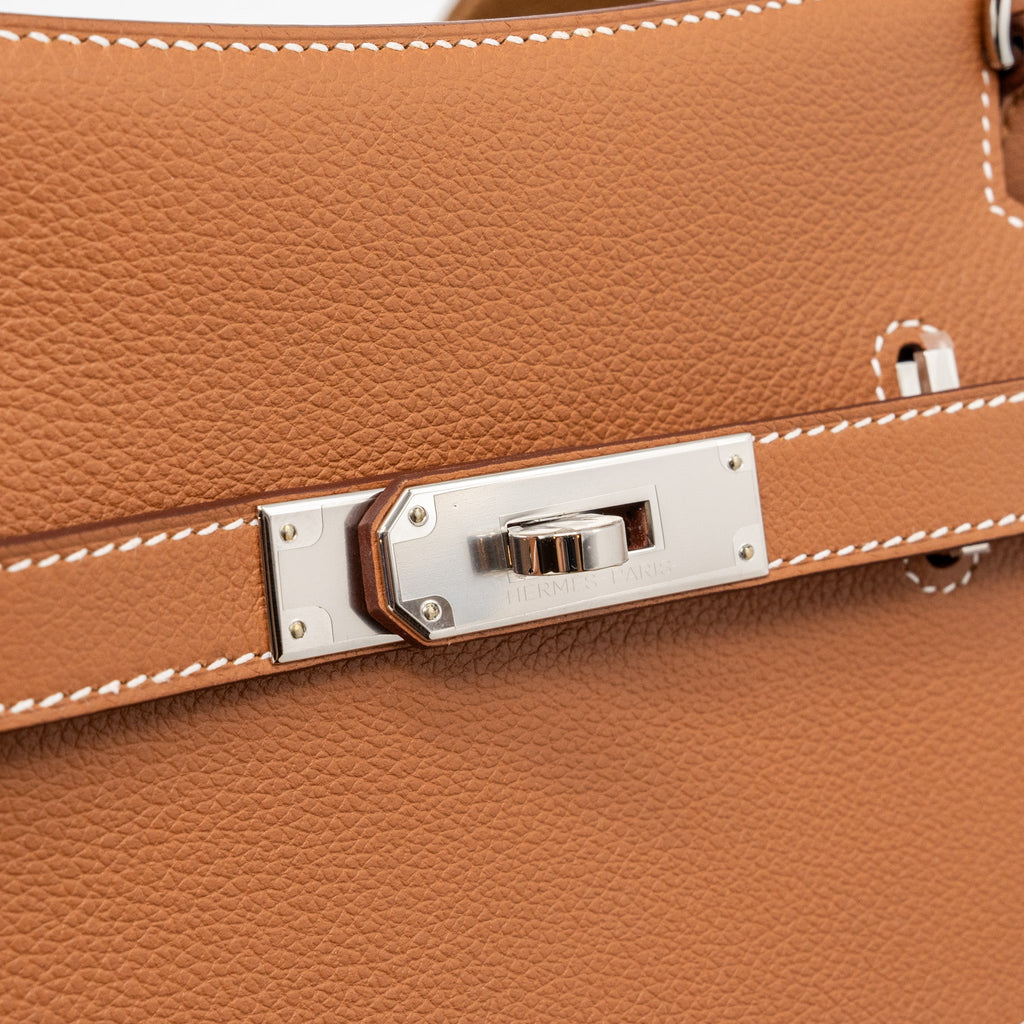 Hermes mini Jypsiere evercolor gold SHW
