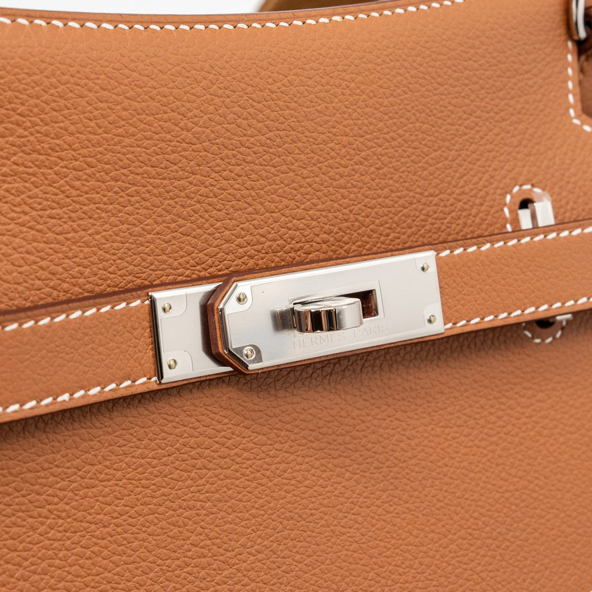 Hermes mini Jypsiere evercolor gold SHW