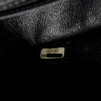 CHANEL MINI RECTANGULAR FLAP BAG CAVIAR BLACK SHW
