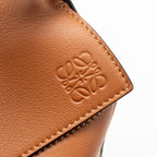 LOEWE SMALL PUZZLE BAG CALFSKIN TAN GHW