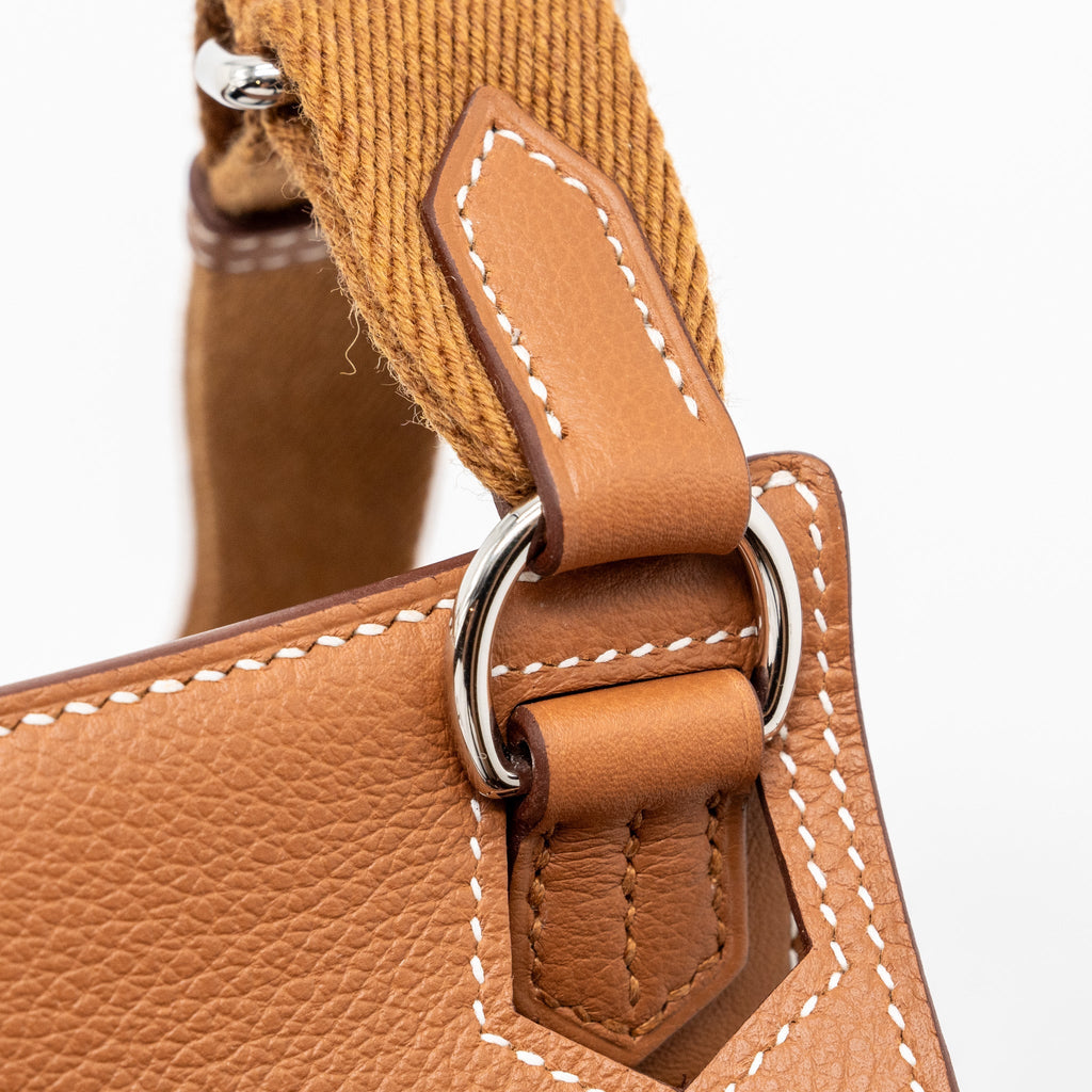 Hermes mini Jypsiere evercolor gold SHW