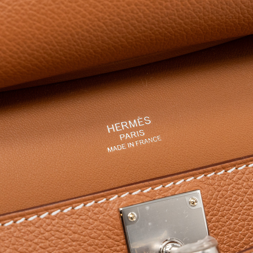 Hermes mini Jypsiere evercolor gold SHW