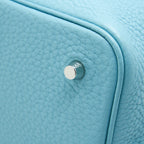 Hermes Picotin 22 Lock Bag Blue Atoll SHW