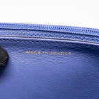 Chanel 20K Boy Wallet on Chain Shiny Grained Calfskin Blue LGHW