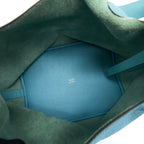Hermes Picotin 22 Lock Bag Blue Atoll SHW