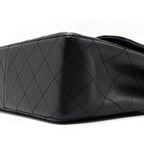 CHANEL JUMBO CLASSIC SINGLE FLAP BAG CAVIAR BLACK SHW
