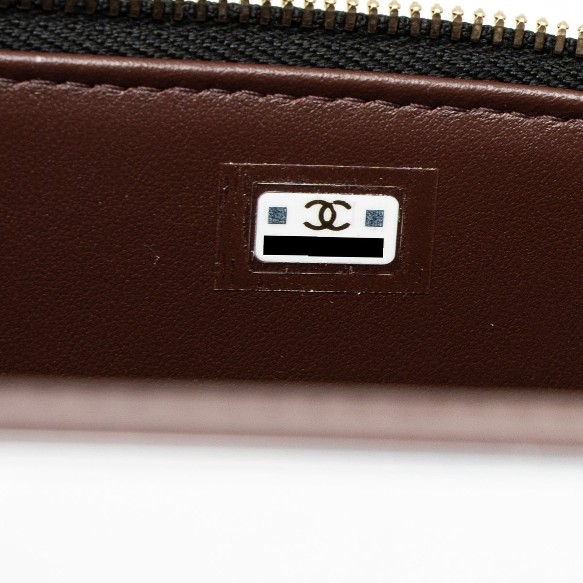 CHANEL LONG VANITY WITH CHAIN CAVIAR BLACK LGHW (MICROCHIP)