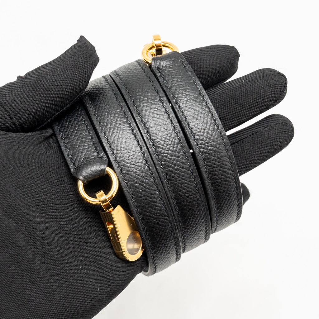 Hermes kelly 25 epsom black GHW