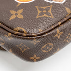 LOUIS VUITTON MY LV WORLD TOUR MULTI POCHETTE ACCESSORIES KHAKI STRAP MONOGRAM CANVAS GHW