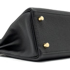Hermes Kelly 25 Togo Black GHW