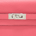 Hermes Kelly Long Wallet Chevre Mysore Pink SHW