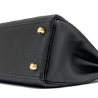 Hermes Kelly 25 Togo Black GHW
