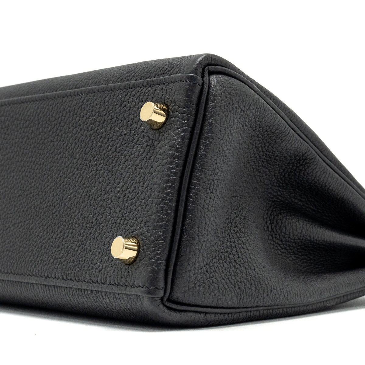 Hermes Kelly 25 Togo Black GHW