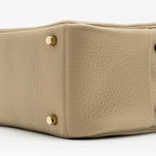 Hermes Mini Lindy II Clemence 8Q Beige Marfa GHW