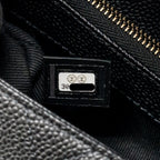 Chanel 20K CC Flap Bag with Handle Caviar Black GHW