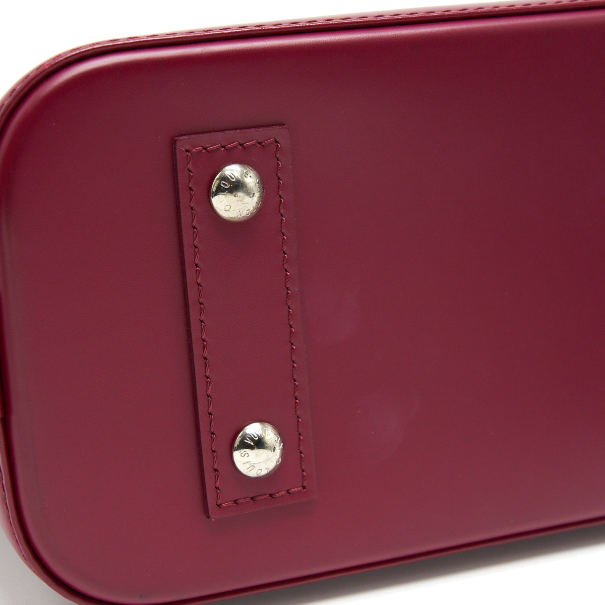 LOUIS VUITTON ALMA BB EPI LEATHER RASPBERRY SHW