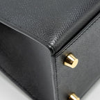 Hermes Kelly 25 epsom black GHW