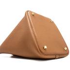 Hermes Picotin 22 Lock Bag Clemence Gold GHW