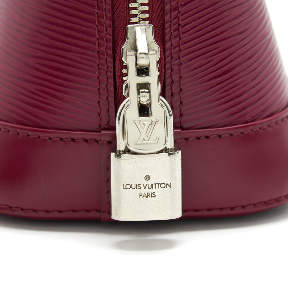 LOUIS VUITTON ALMA BB EPI LEATHER RASPBERRY SHW