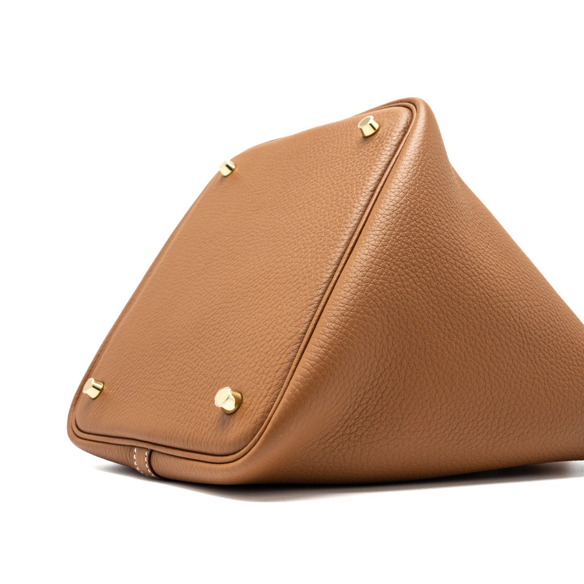 Hermes Picotin 22 Lock Bag Clemence Gold GHW