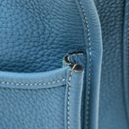Hermes Evelyne 29 Bag Clemence Blue Jeans SHW