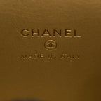 CHANEL 22S PEARL CRUSH MINI VANITY WITH CHAIN LAMBSKIN BLACK GHW