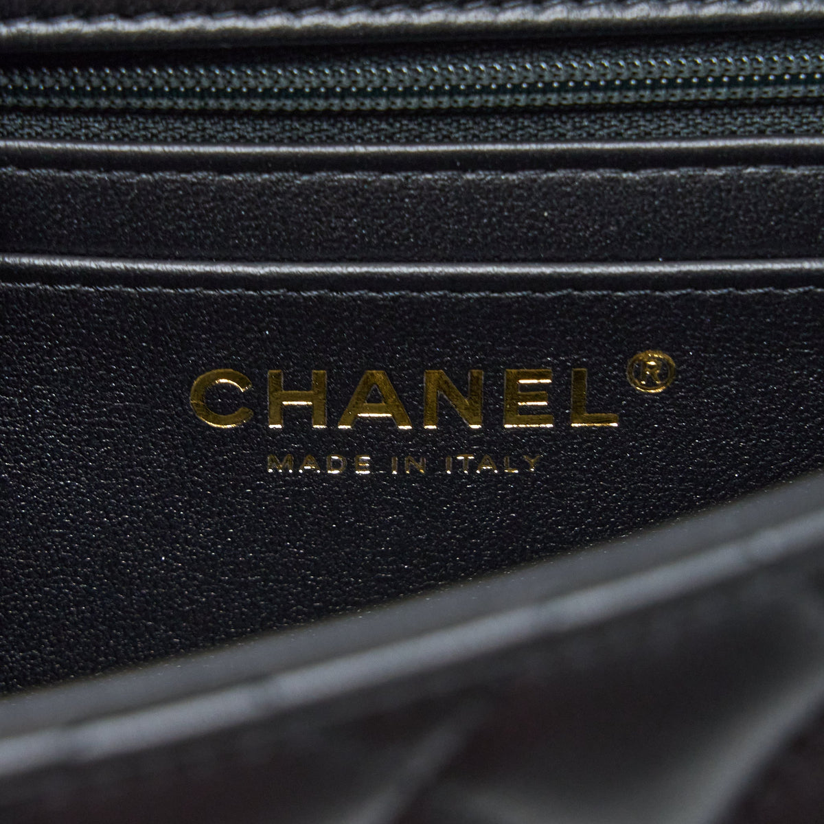 CHANEL TOP HANDLE MINI RECTANGULAR FLAP BAG LAMBSKIN BLACK LGHW (MICROCHIP)